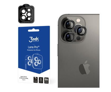 Folia / szkło na smartfon 3mk Lens Protection Pro do iPhone 14 Pro/14 Pro Max graphite